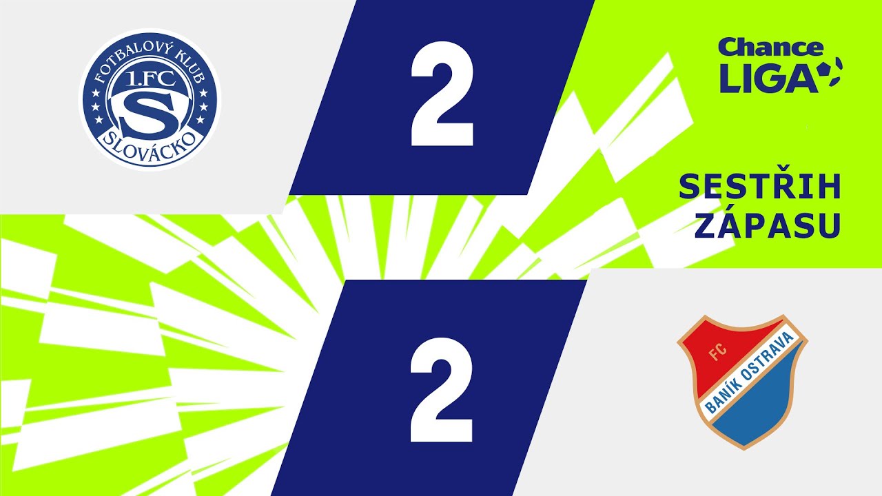 SESTŘIH: Slovácko – Baník 2:2. Kolaps hostů, ztratili náskok. Jedlička chytil penaltu