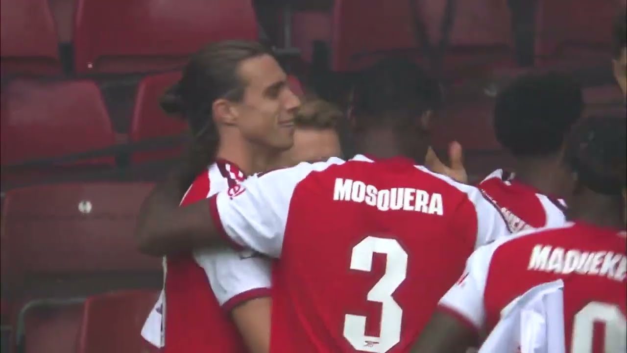 ARSENAL STRIKE IN THE FIRST MINUTE OF THE MATCH AGAINST MAN CITY 😱
