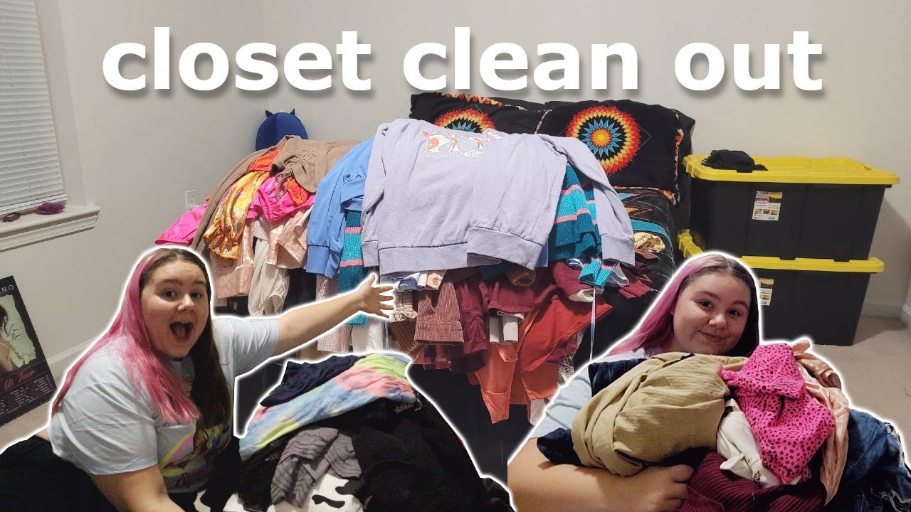 *EXTREME* closet clean out | decluttering, reselling, donating and ...