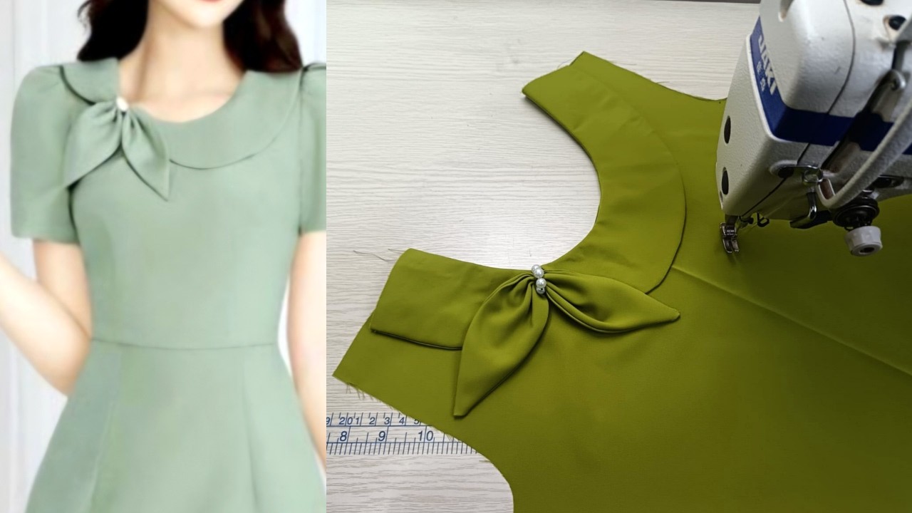 Simple and Elegant Blouse Neck Design | Easy Sewing Tutorial