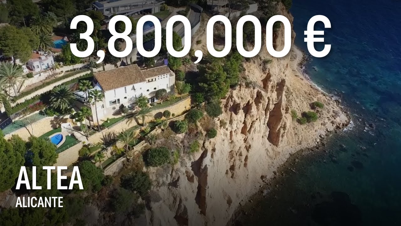 Luxury villa on the cliff, front line in Altea | www.luxinmo.com | Ref: 4105