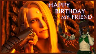 Zenos told me Happy Birthday!😭😭😭😭