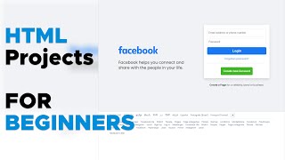 How to make Facebook login page using HTML and CSS