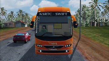 KSRTC SWIFT GAJARAJA Bus Mod In Bus Simulator Indonesia - Bussid Bus Mod - Bussid Car Mod - Bussid