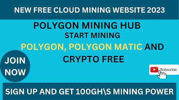 New Free Cloud Mining Website 2023 | Free Polygon Matic Mining Website 2023 | Free Cloud Mining