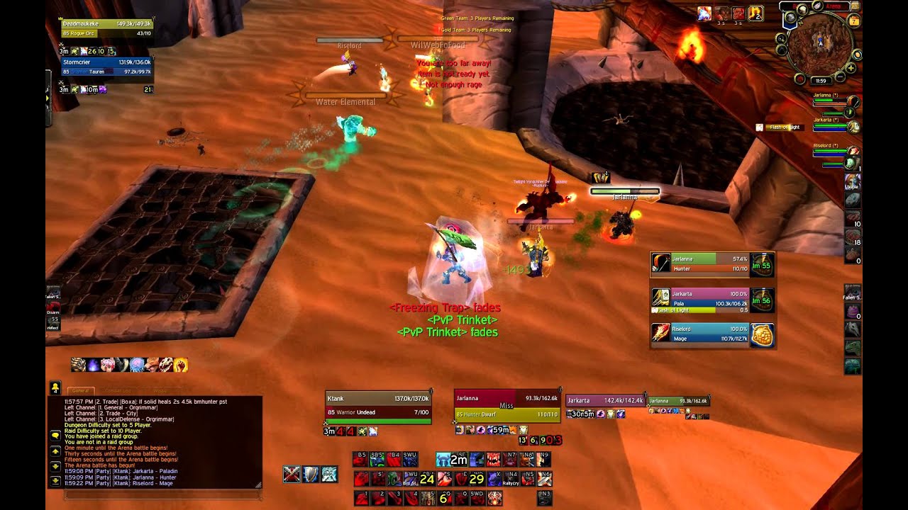 3v3 Arena PVP Rogue/Warrior Shaman- US Stormscale