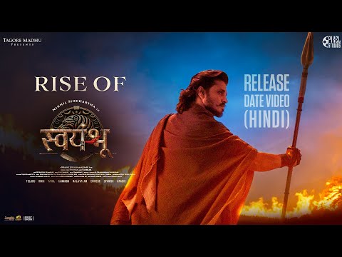 Rise of Swayambhu - Release Date Video (Hindi) | Nikhil | Samyukta | Nabha | Bharat | Ravi Basrur