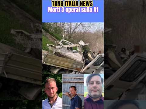Video Morti 3 operai su A1 #incidentemortale #incidente #incidentestradale #news #perte #TRNB #frosinone