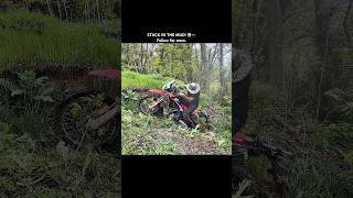 My Dirt Bike Fell Into the Creek 😱 | Solo Enduro Recovery #shortsvideo #shortsviral #survival #asmr