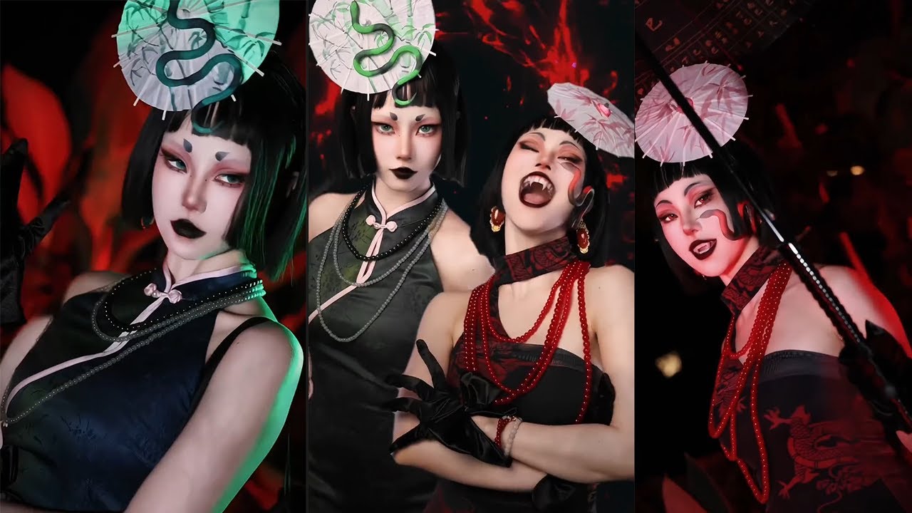 注意！本场为双boss战！#挑战一百个无限流#双生子 #仿妆 #是初九啊