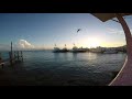 Staniel Cay Boats Going To Sleep - Sunset Timelapse