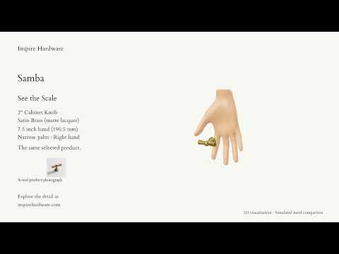 Video preview: Samba, Satin Brass (matte lacquer) / 2"