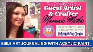 Bible Art Journaling with Acrylic Paint