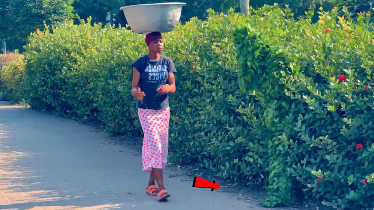 She threw her pan Away! Bushman Prank!