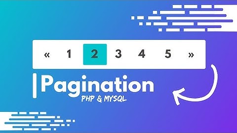 How to make pagination in website using PHP and MySQL #fluroxiumcoder