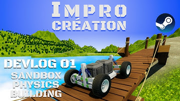 Presentation of my sandbox physic game - ImproCréation Devlog 01