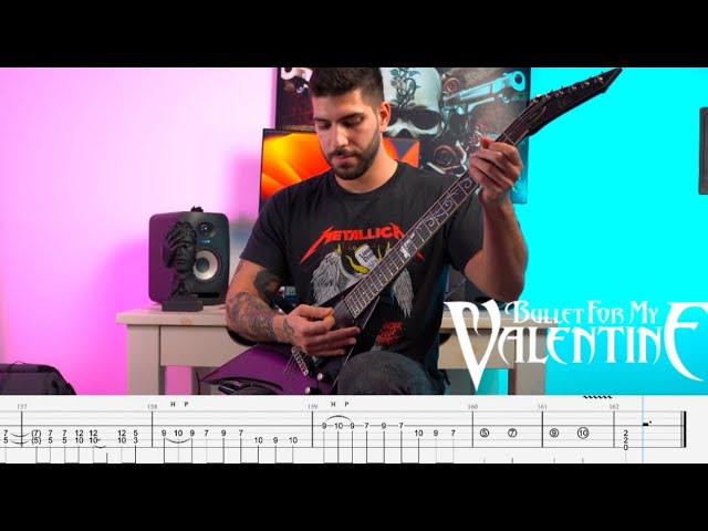 Bullet For My Valentine - Last To Know - Guitar Cover with On Screen Tabs(#29) class=