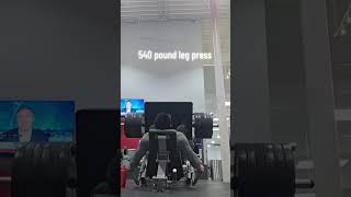540 pound leg press #gym #fitness #gymtok #gymmotivation #legpress