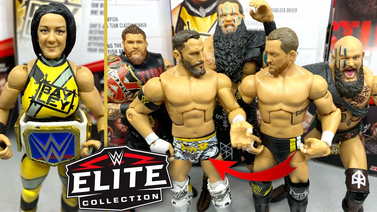 WWE ELITE 80 BAYLEY & KYLE O'REILLY FIGURE REVIEW! RANKING ...