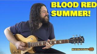 Coheed and Cambria - Blood Red Summer [Guitar lesson!]