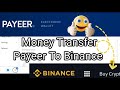 How To Deposit Money In Binance From Payeer Acount