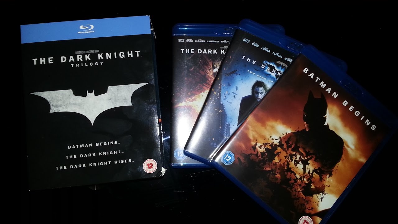 The Dark Knight Trilogy Blu-Ray Box Set Product Review - YouTube