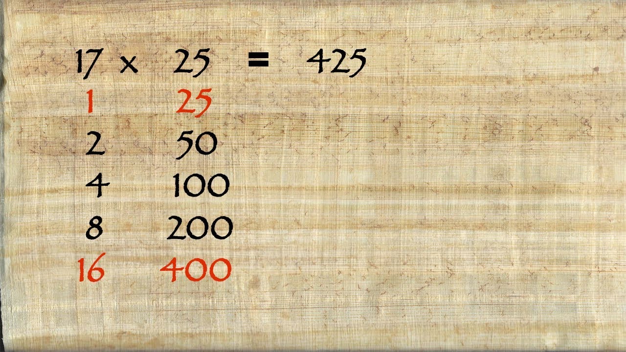 how-ancient-egyptians-did-multiplication-youtube
