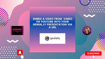 Embed a YouTube or Vimeo Video on Your Genlial.ly Presentation