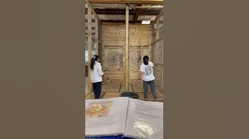 Madison throws a knife incorrectly #shorts #knivethrowing #axethrowing