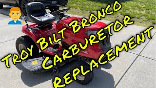 Troy Bilt Riding Lawn Mower Carburetor Replacement