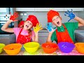 Five Kids Learn to Cooking for Mom and Dad  + more Children's Songs and Videos