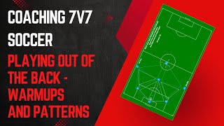 Ep. 10  Playing out from the back warmups and patterns  Coaching 7v7 Soccer
