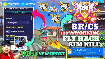 THE KING CHEATS v159 - 160 | NEW HACK 2025 | THE KING X APK MOD MENU | HG CHATS HACK | FF INJECTOR 💀