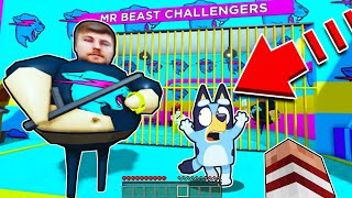 ESCAPO DE LA PRISIÓN DE MR. BEAST CON BLUEY