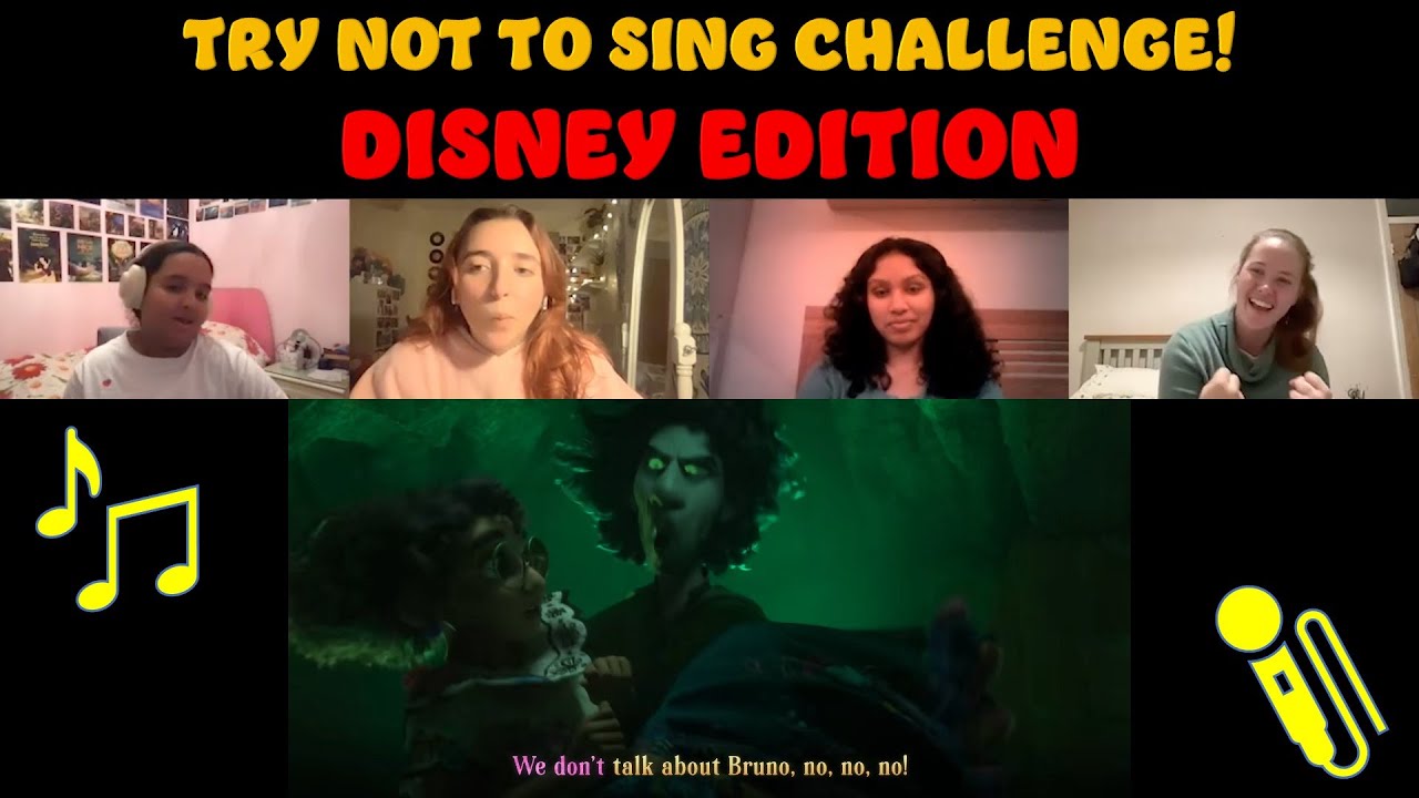 The HARDEST Try Not To Sing Challenge - DISNEY Edition! - YouTube