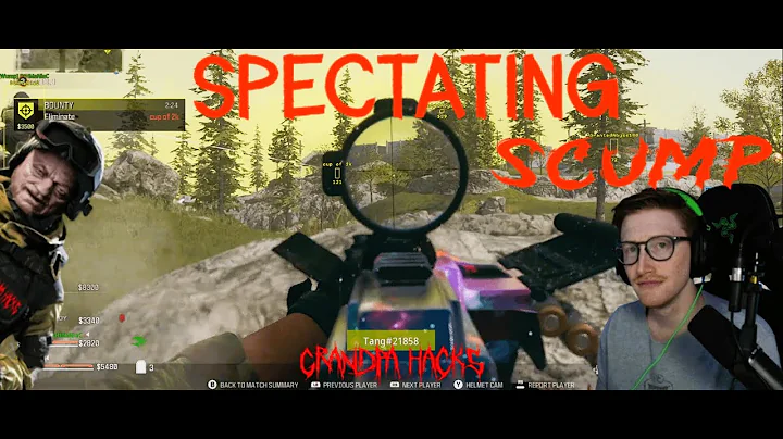 Spectating Scump with WALL HACKS - COD WARZONE 3