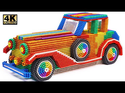 diy---how-to-make-rolls-royce-aquarium-from-magnetic-balls-(satisfying)-|-magnet-world-series