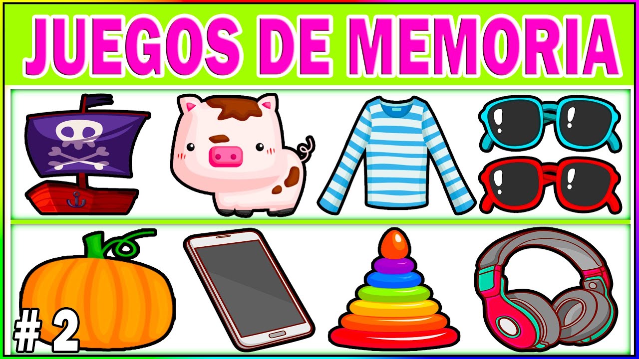 Juegos Memoria o Memorama para niños - Online y Gratis