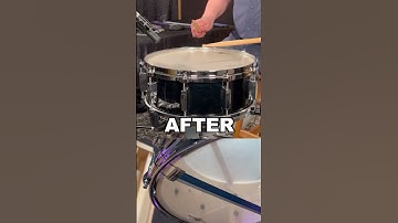 Turn ANY Snare Drum into a Concert Snare! #drums #percussion