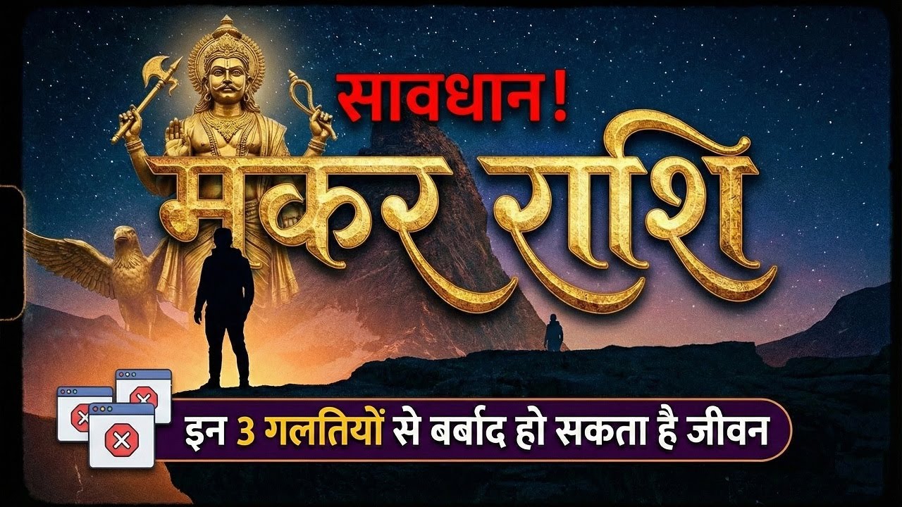 Козерог: Осторожно! Эти 3 ошибки могут разрушить вашу жизнь. 3 большие ошибки | Джай Трикаал