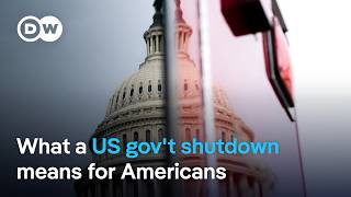 How a US government shutdown might affect ordinary Americans | DW News