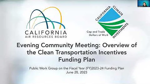 Overview of the Fiscal Year 2023-24 Clean Transportation Incentives Funding Plan Development Process