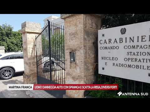 Video 05 SETTEMBRE 2026 - MARTINA FRANCA UOMO DANNEGGIA AUTO CON SPRANGA E SCATTA LA RISSA, DIVERSI FERITI