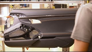The production process of the 911 Turbo S Exclusive Series – Saddlery.