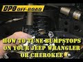 Comment rgler les butes sur votre jeep wrangler ou cherokee
