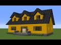 Minecraft - How to build a concrete suburban house