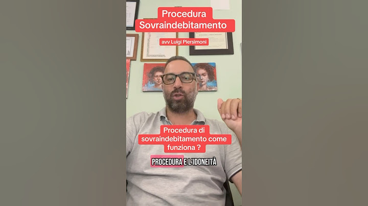 Procedura sovraindebitamento come funziona #perte #neiperte #reels #avvocato #giustizia #debito