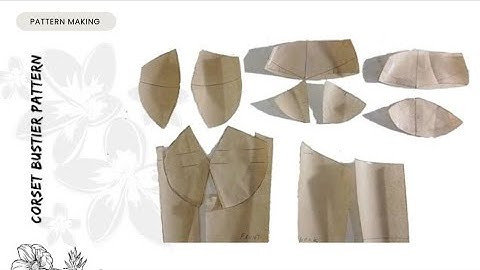 How to Draft Corset Pattern with cup style Buster pattern making part 1