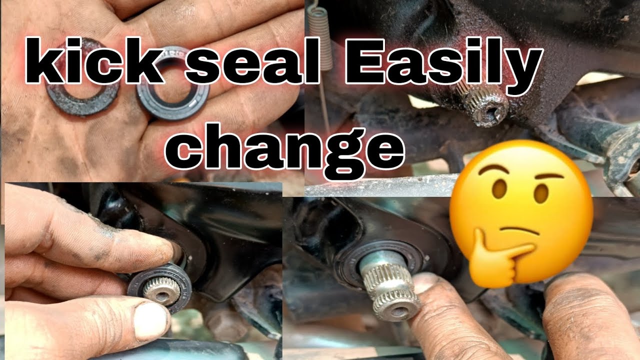 kick oil seal easily change all bike 🤔🤔🤔 YouTube