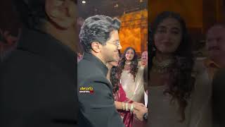 Dulquer Salmaan And Meenakshi Chaudhary Snapped At Lucky Bhaskar Movie Pre Release Event